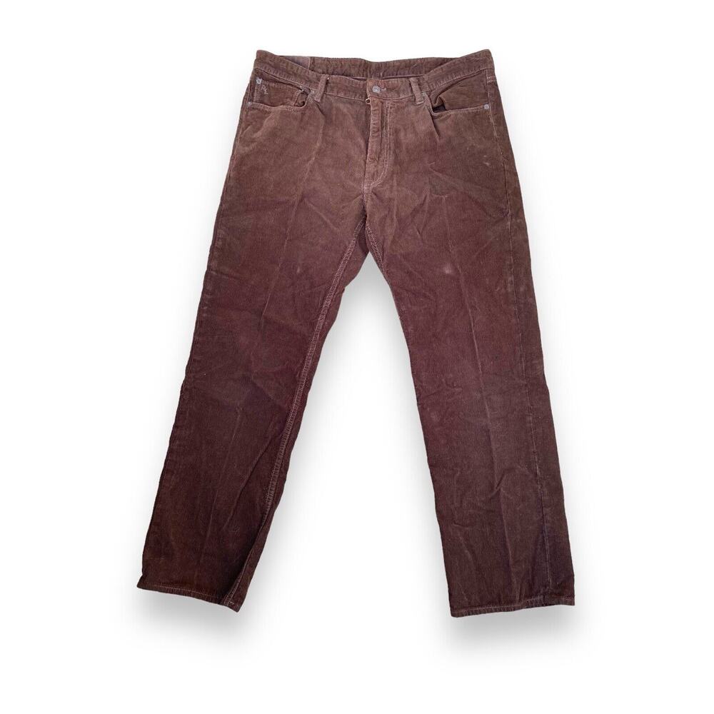 Vintage Polo Ralph Lauren Brown Corduroy Pants 650 Men’s Size 38/30